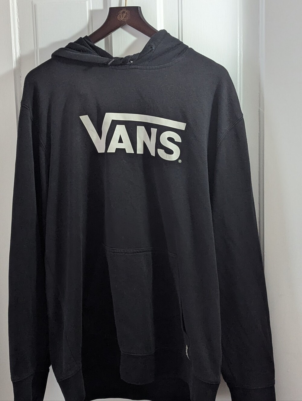 Vans Men's Black Zip-Up Hoodie